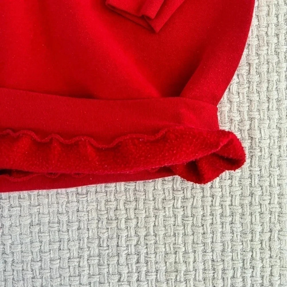 VINTAGE Blank Red Crewneck Pullover - Picture 5 of 5